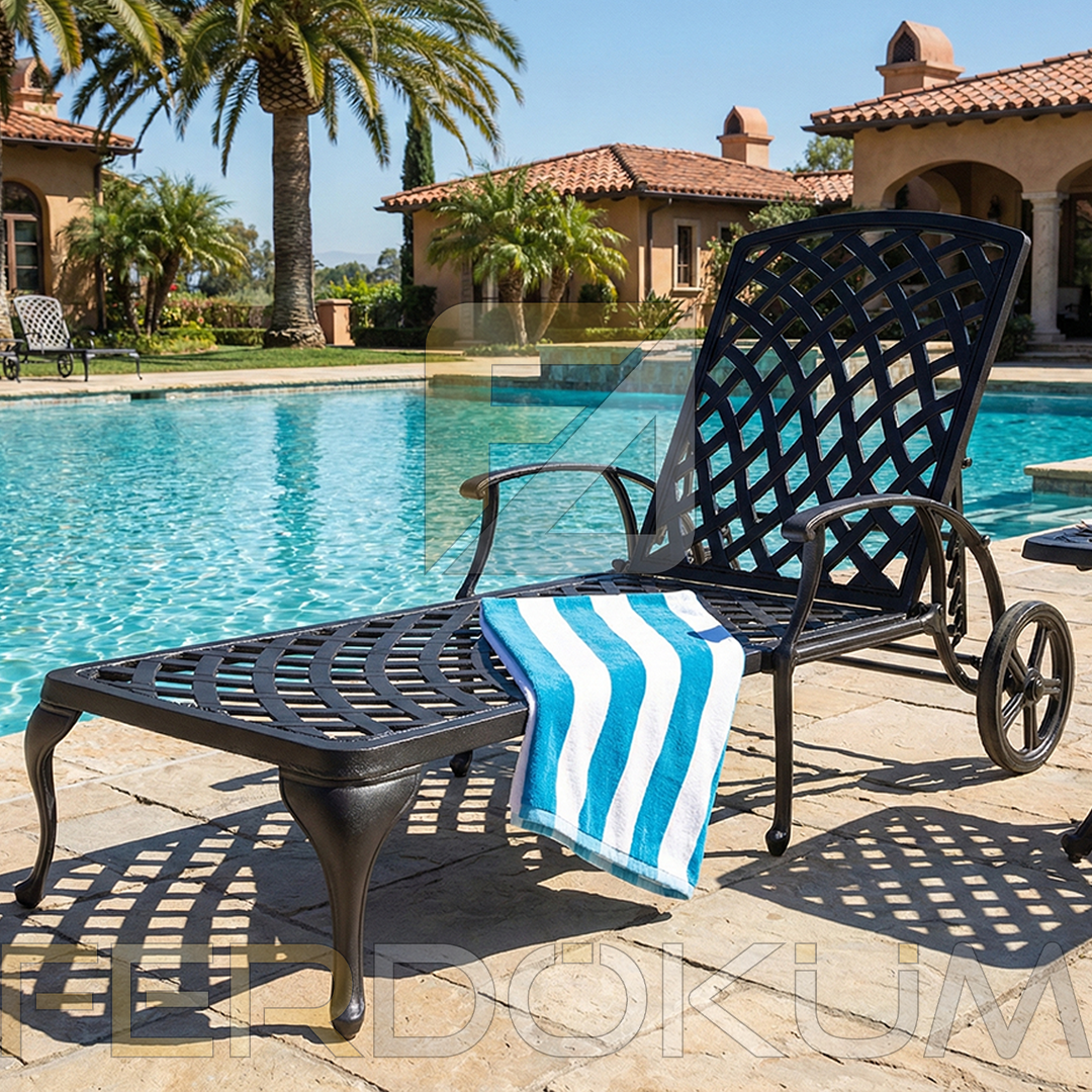 3100 Alüminyum Döküm Şezlong 